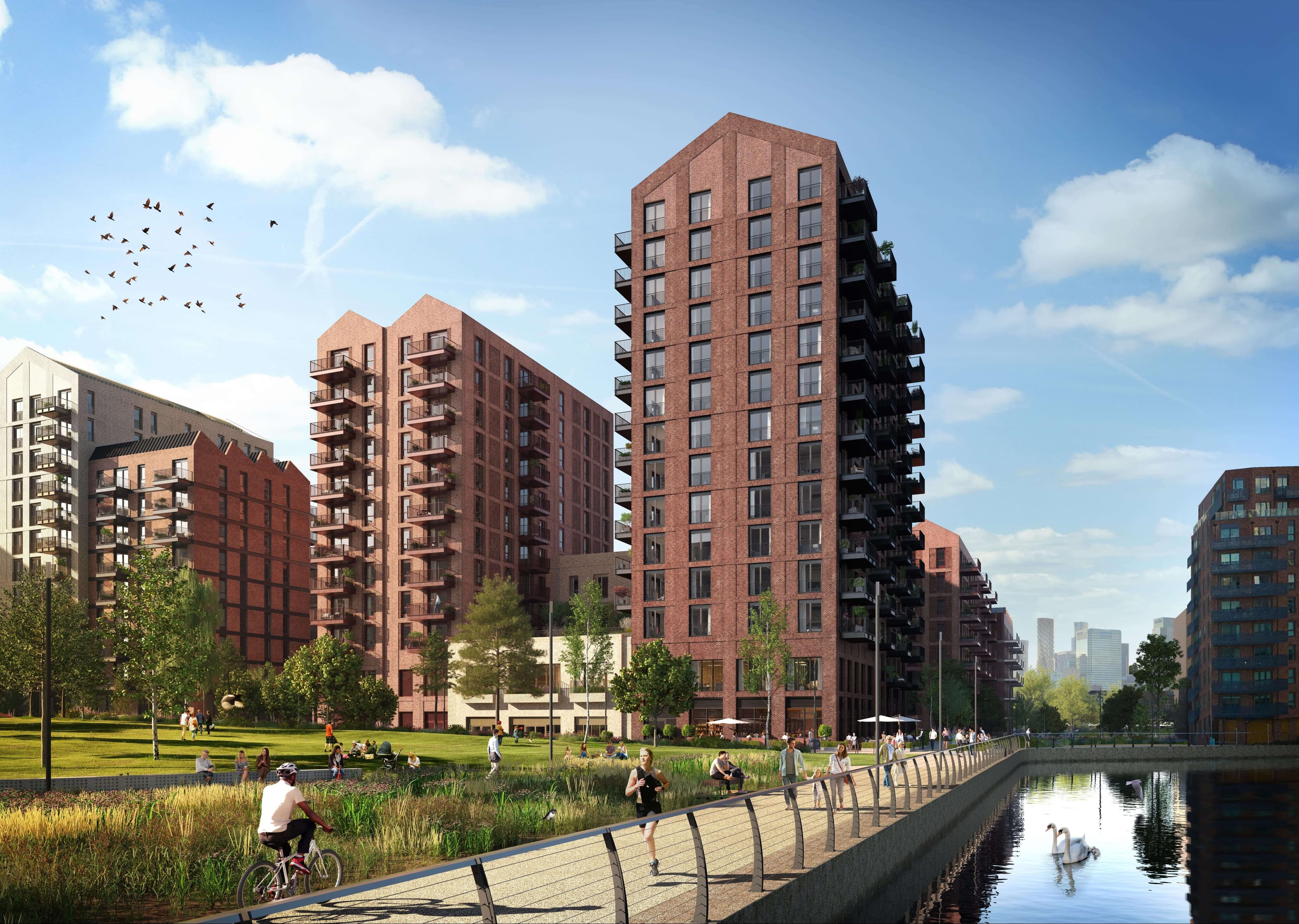 Heron Wharf, London