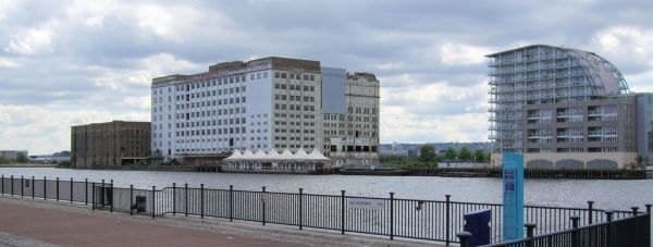 Millennium Mills and Eastern Quay Apartments, Royal Victoria Dock, Silvertown, East London.